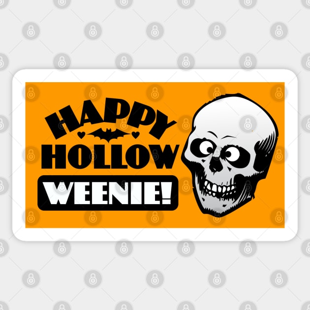 Happy Halloween Skull Sticker by Dale Preston Design